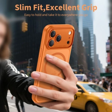 Etui Ochronne do iPhone 17 Pro Tech-Protect MagPeak MagSafe Cosmic Orange