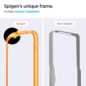 Spigen Alm Glas.tR Panzerglas 2er-Pack für Samsung Galaxy A55 5G Klar
