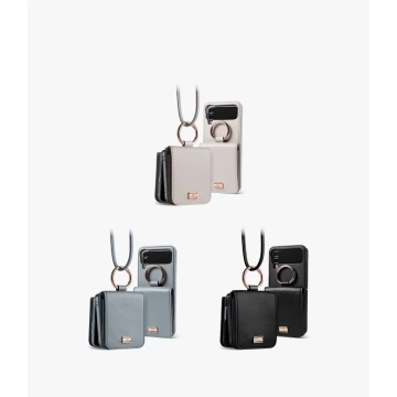 Etui Ringke Signature Card Pocket für Samsung Galaxy Z Flip 4 Schwarz