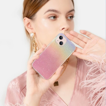 Kingxbar Travel Series Luxury Elegant Case für iPhone 13 Orange (Sunset)