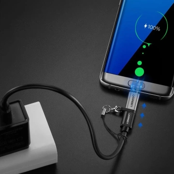 UGREEN Adapter von USB Type C auf Micro USB grau (50590)