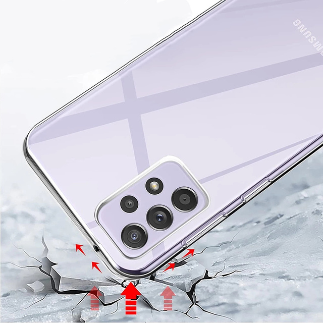 Etui silikonowe obudowa Alogy case do Samsung Galaxy A53 / A53 5G przezroczyste + Szkło