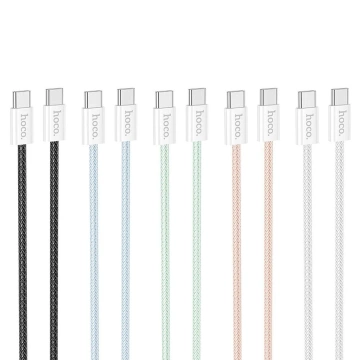 HOCO Kabel Typ-C auf Typ-C X104 1m Rosa PD 60W QC 3.0 Schnellladung