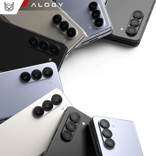 Szkło do Samsung Galaxy Z Fold 6 nakładka na aparat obiektyw obiektywy aparatu Alogy Lens Protector PRO+ Szkło Hartowane