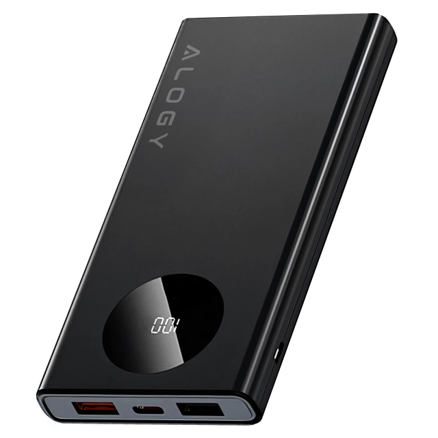 PowerBank Alogy TurboCharge 120W PD PowerDelivery Schnellladung 10000mAh 2x USB-A 1x USB-C Schwarz