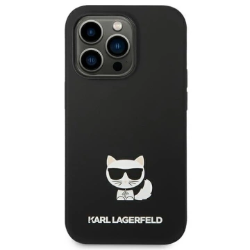 Etui Karl Lagerfeld KLHCP14XSLCTBK für iPhone 14 Pro Max 6,7" Hardcase Silikon Choupette Body czarny/black