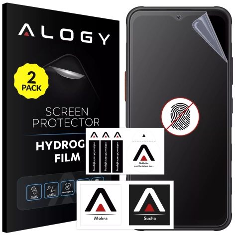 2x Folia "MATOWA" do Samsung Xcover 7 Hydrożelowa Alogy HydroSkin Matte Pro™ na ekran do etui "BEZ ODCISKU PALCÓW"