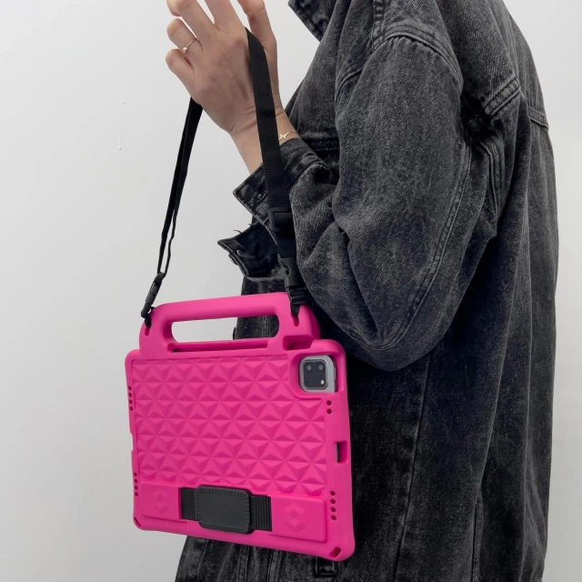 Diamond Tablet Case pancerne miękkie etui do iPad Pro 11'' 2021 / 2020 / 2018 / iPad Air 2020 / 2022 z miejscem na rysik zielony