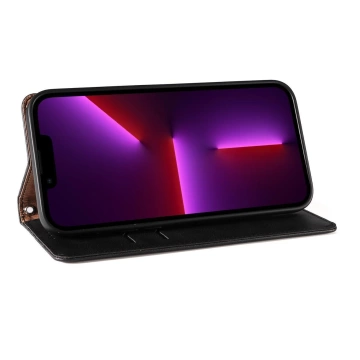 Magnetband-Hülle für iPhone 13 Pro, Tasche, Brieftasche, Mini-Lanyard-Anhänger, schwarz