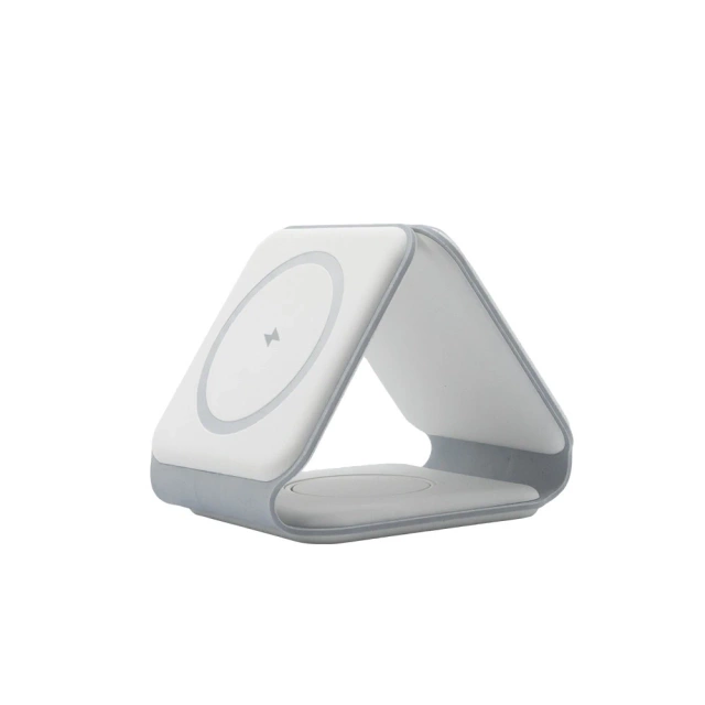Ecobox Ładowarka Indukcyjna MagSafe 15W Biała 3w1
