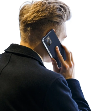 Dux Ducis Skin Pro Holster Flip Cover für iPhone 14 Plus blau