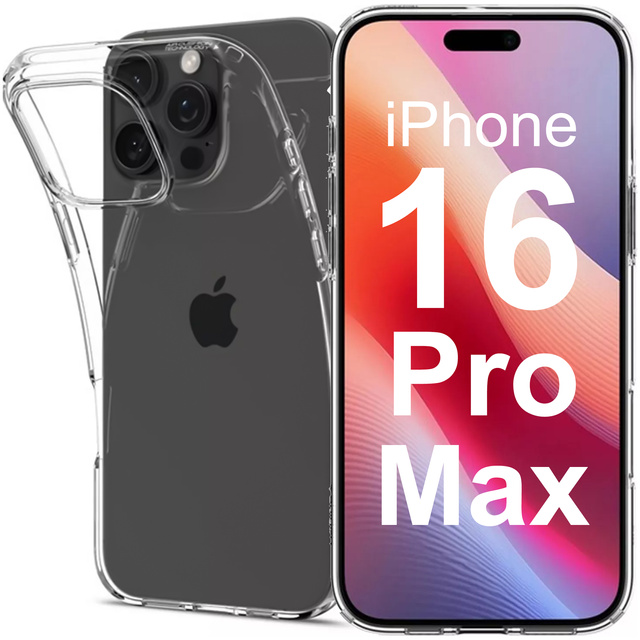 Etui do iPhone 16 Pro Max Spigen Liquid Crystal obudowa ochronna na telefon Crystal Clear