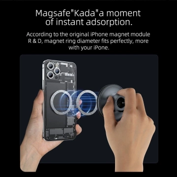 Autoladegerät MagFlex Magnetic MagSafe Schwarz