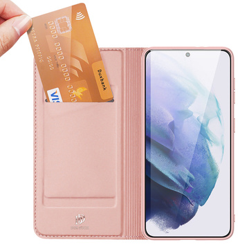Dux Ducis Skin Pro Flip Schutzhülle für Samsung Galaxy S22 Plus Pink