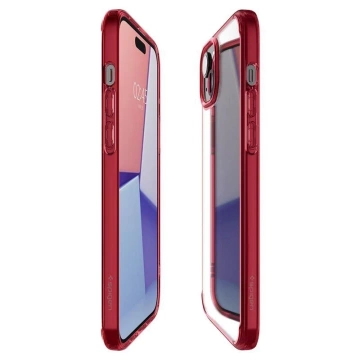 Spigen Ultra Hybrid-Hülle für Apple iPhone 15 – rot