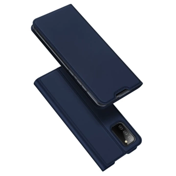 DUX DUCIS Skin Pro Holster Cover mit Flip Samsung Galaxy A02s EU blau