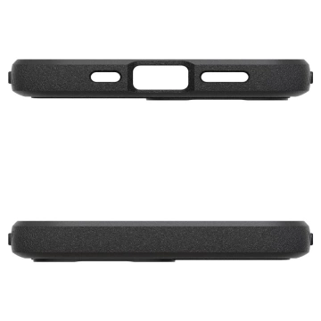 Etui für iPhone 16e Spigen Rugged Armor Mag MagSafe Mattschwarz