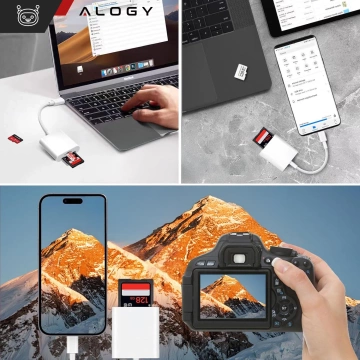 Alogy SD-Micro-Kartenleser für iPhone iPad Lightning-Adapter