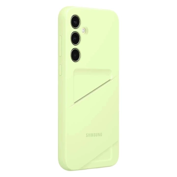 Etui Samsung Card Slot Case EF-OA356TMEGWW z kieszenią na karty do Samsung Galaxy A35 - zielone