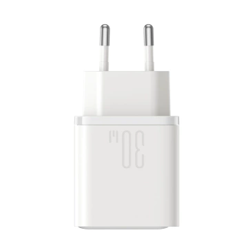 Joyroom USB-C / USB-A 30W Netzwerkladegerät - Weiß
