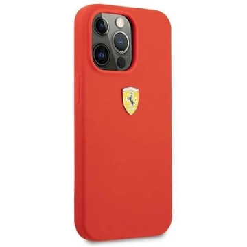 Ferrari FESIHCP13XRE iPhone 13 Pro Max 6,7" czerwony/red Hardcase Silikon