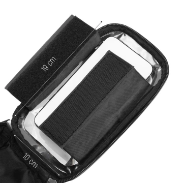 Wozinsky Fahrradlenkertasche mit Handyhülle 1 l schwarz (WBB16BK)