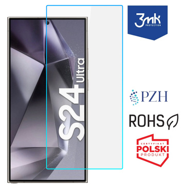 Gehärtetes Glas für Samsung Galaxy S24 Ultra 3mk HardGlass für den Telefonbildschirm 9H