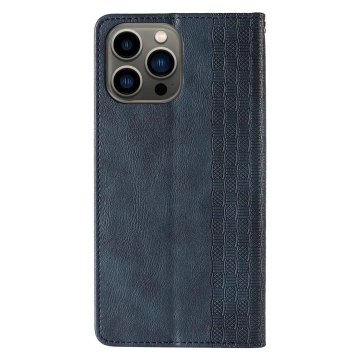 Magnetband Hülle für iPhone 12 Pro Max Tasche Geldbörse Mini Lanyard Anhänger Blau