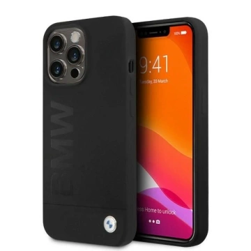 Etui BMW BMHMP13LSLBLBK iPhone 13 Pro / 13 6,1" Hardcase Silikon Signature Logo Magsafe