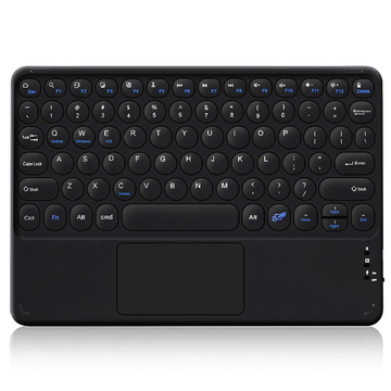 Etui Alogy Klawiatura Bluetooth Touchpad 4w1 Magnetyczne Pencil do Apple iPad Pro 12.9 2020 / 2021 / 2022 / iPad Air 13 2024 Czarne