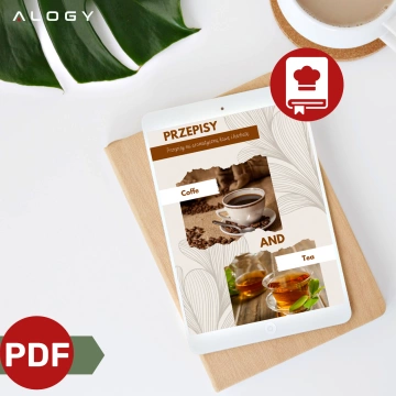 Thermobecher 420 ml mit Henkel und Deckel für Kaffee, Tee, Stahl, Kalt- und Heißgetränke Alogy Grey