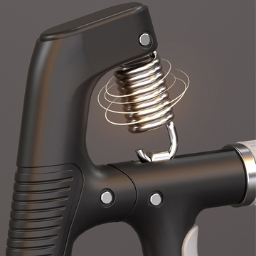 Haltegriff für Handübungen, verstellbar 10-100 kg, Training, Sport, Rehabilitation, mit Thekendisplay, Schwarz