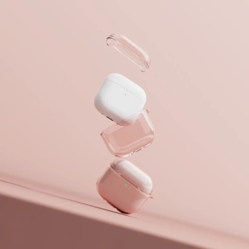 Etui do Apple AirPods 4 Ringke Air Glitter Clear Karabinczyk