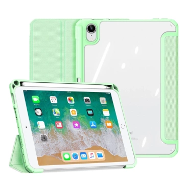 Dux Ducis Toby Armored Flip Smart Case für iPad mini 2021 mit Apple Pencil Holder Grün