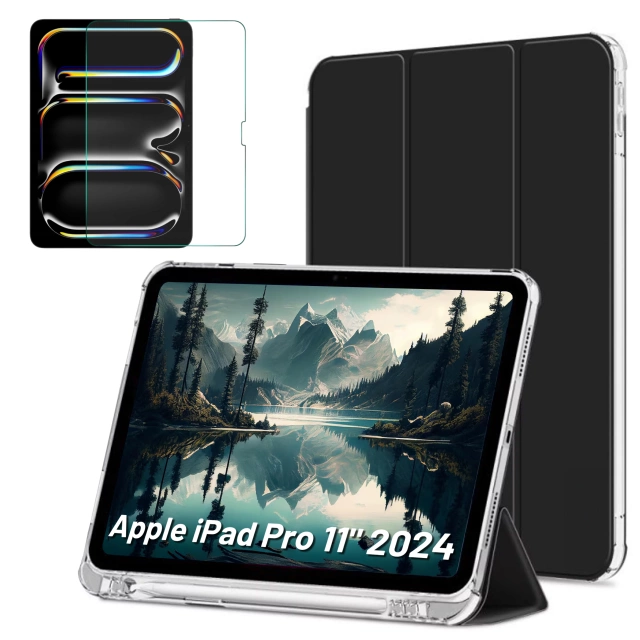 Etui Alogy New Book Cover Case do Apple iPad Pro 11" 2024 + Szkło