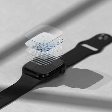 2x Folia ochronna na Apple Watch 10 42mm Ringke Dual Easy Pro 2er-Pack