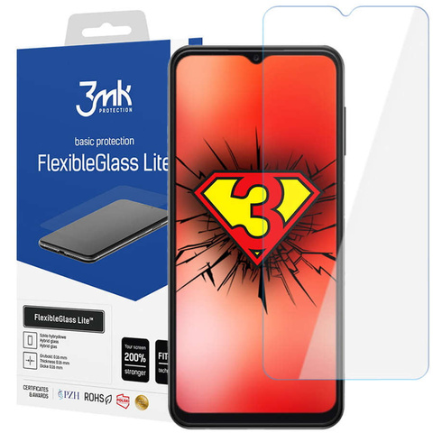 Bruchsicheres 3mk Flexible Glass Lite Hybridglas für Samsung Galaxy A13 4G