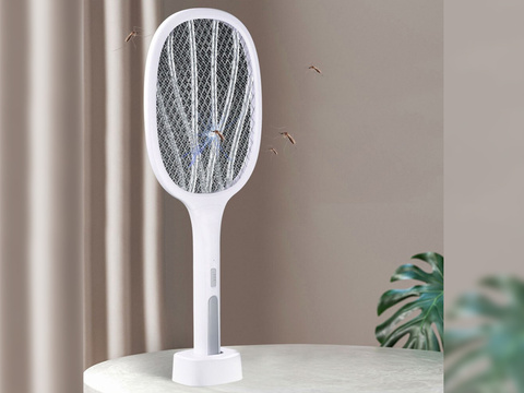 6 LED UV Alogy Insektenvernichter Lampe, Tragbare Insektenfalle, Insekten Weiß