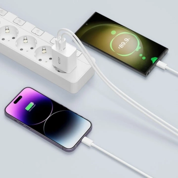 Tech-Protect C35W 2-Port-Netzwerkladegerät PD35W weiß