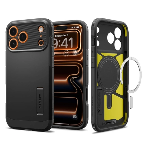 Etui do iPhone 17 Pro Spigen Tough Armor ”T” Mag MagSafe Black