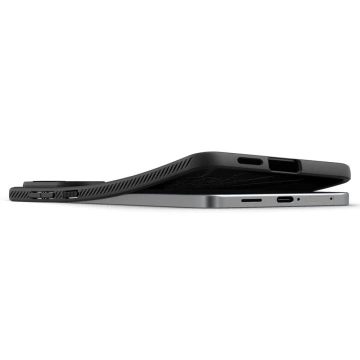 Samsung Galaxy S25 Edge Spigen Liquid Air Case Schwarz
