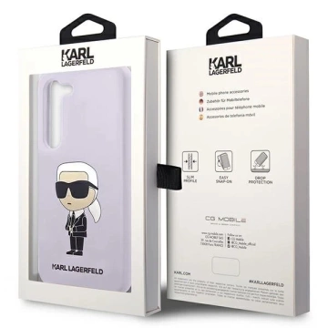 Etui Karl Lagerfeld KLHCS23MSNIKBCU für Samsung Galaxy S23 Plus S916 Hardcase Silikon Ikonik