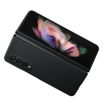 Etui Samsung EF-VF926LBEGWW do Samsung Galaxy Z Fold 3 czarny/black Leather Cover