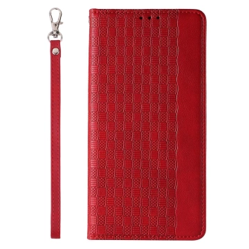 Magnet Strap Case Case für iPhone 12 Pro Max Tasche Geldbörse Mini Lanyard Anhänger Rot