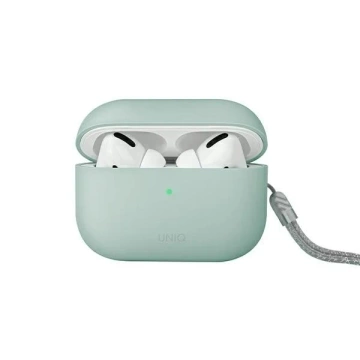 Schutzhülle für UNIQ Kopfhörer Cover Lino AirPods Pro 2 gen Silikon mint/mintgrün