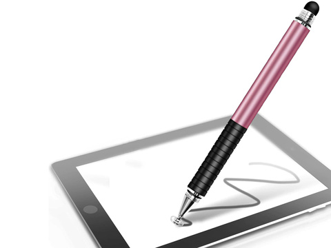 Rysik pojemnościowy Alogy 2w1 do ekranu telefonu tabletu Różowy
