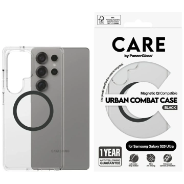 Etui do Samsung Galaxy S25 Ultra CARE von PanzerGlass Flagship MagSafe Clear