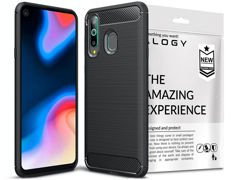 Alogy Rugged Armor Hülle für Samsung Galaxy A60 / M40 schwarz