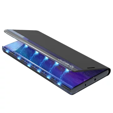 Neues Sleep Case Cover mit Standfunktion für Samsung Galaxy S22 Ultra blau