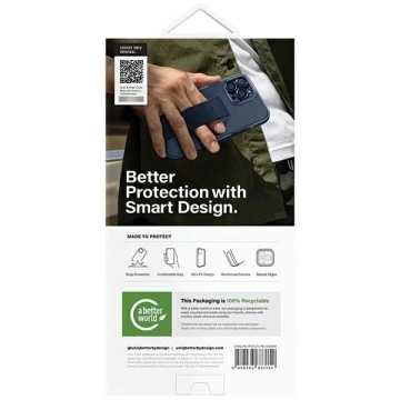 Etui Ochronne do iPhone 15 Pro Max UNIQ Heldro Mag MagClick Czarne